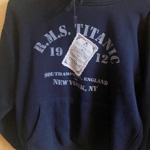 Titanic navy blue hoodie